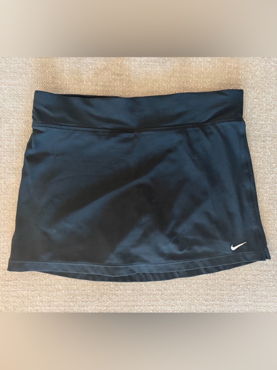 Nike Dresses & Skirts - Nike Black Performance Skort with White Swoosh XS
